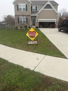 View of 10304 Harlequin Ct with RH2L yard sign FOR SALE image