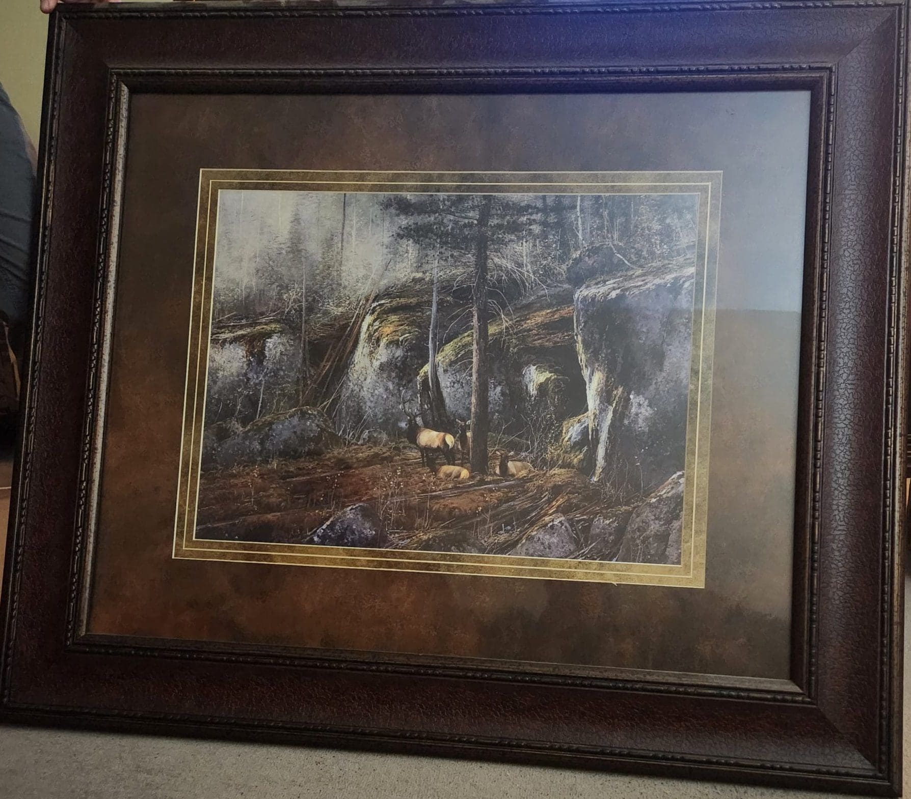Framed ELK print