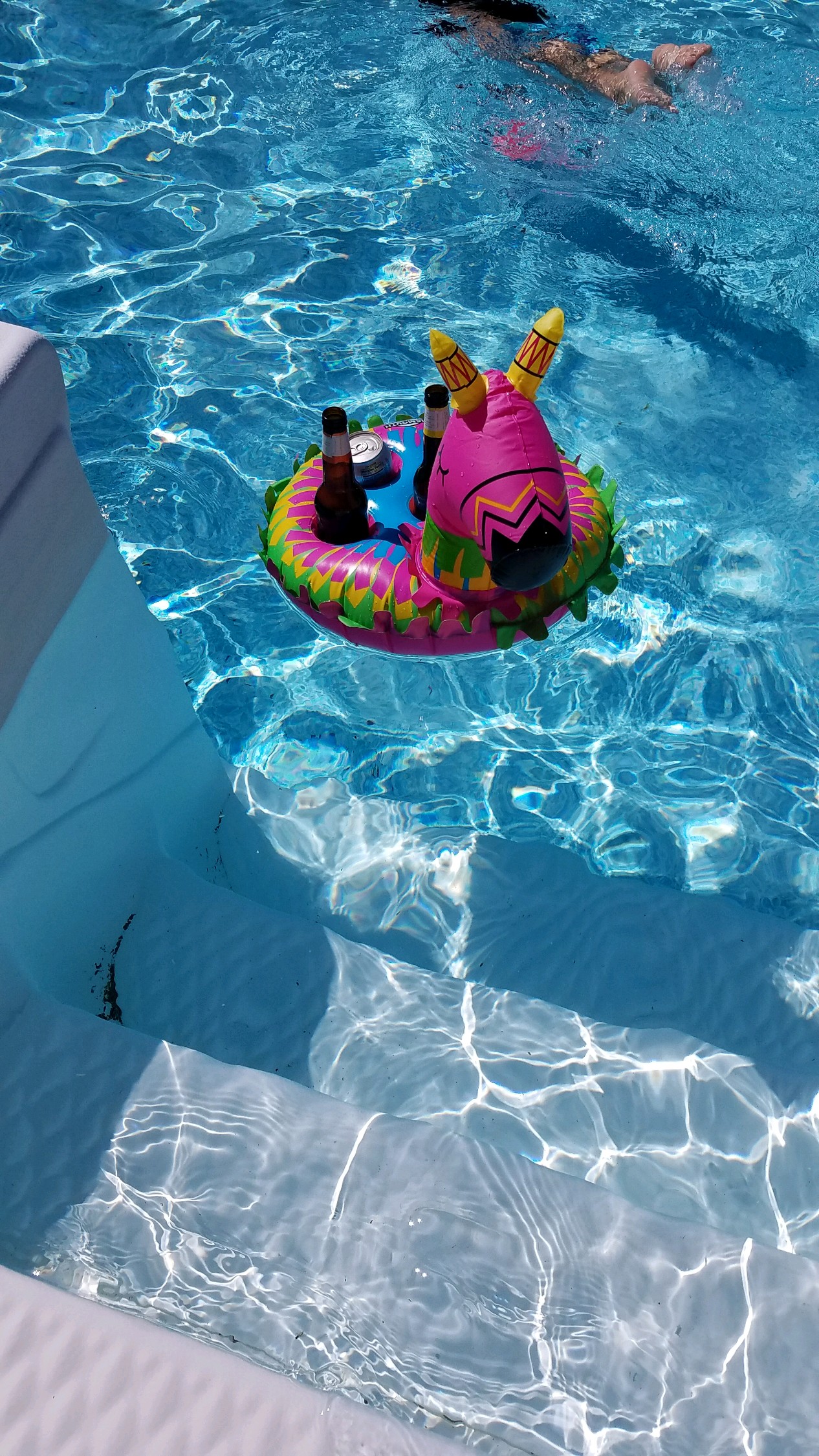 This pool will be ready to use with warm weather season!