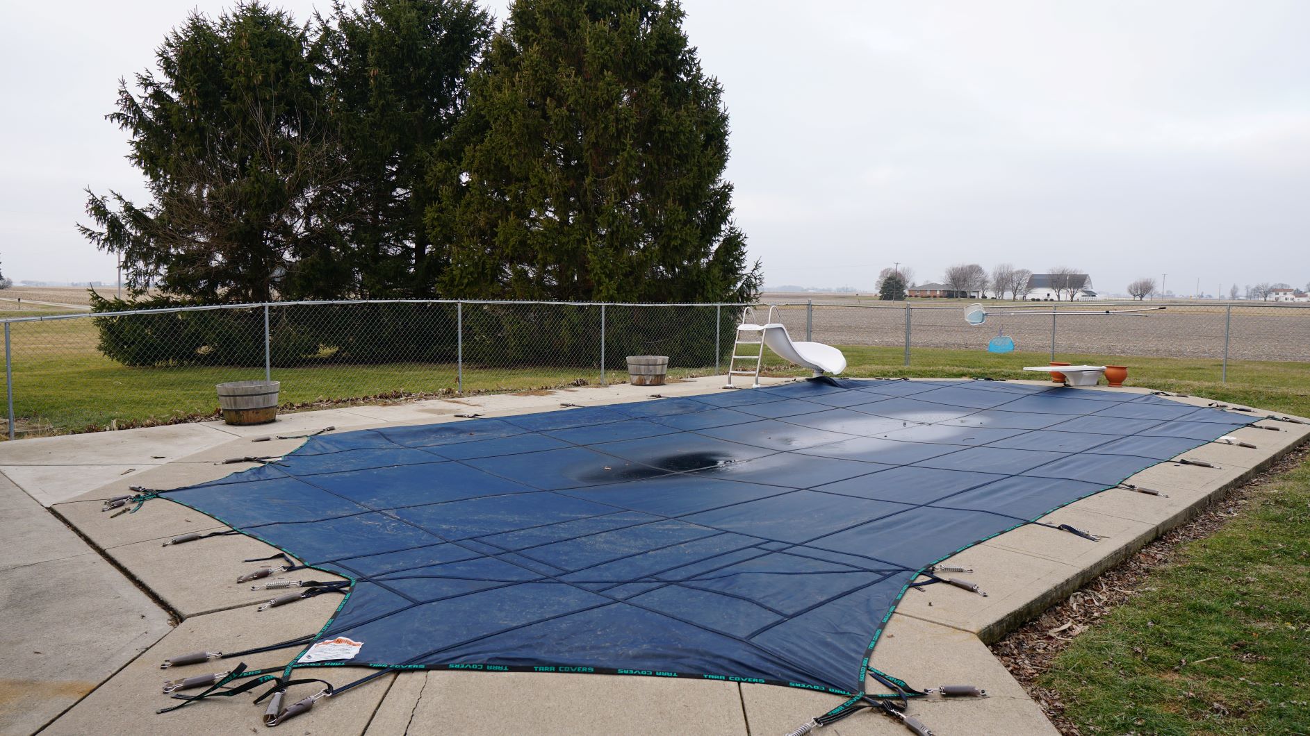 In-ground Pool shown with Cover