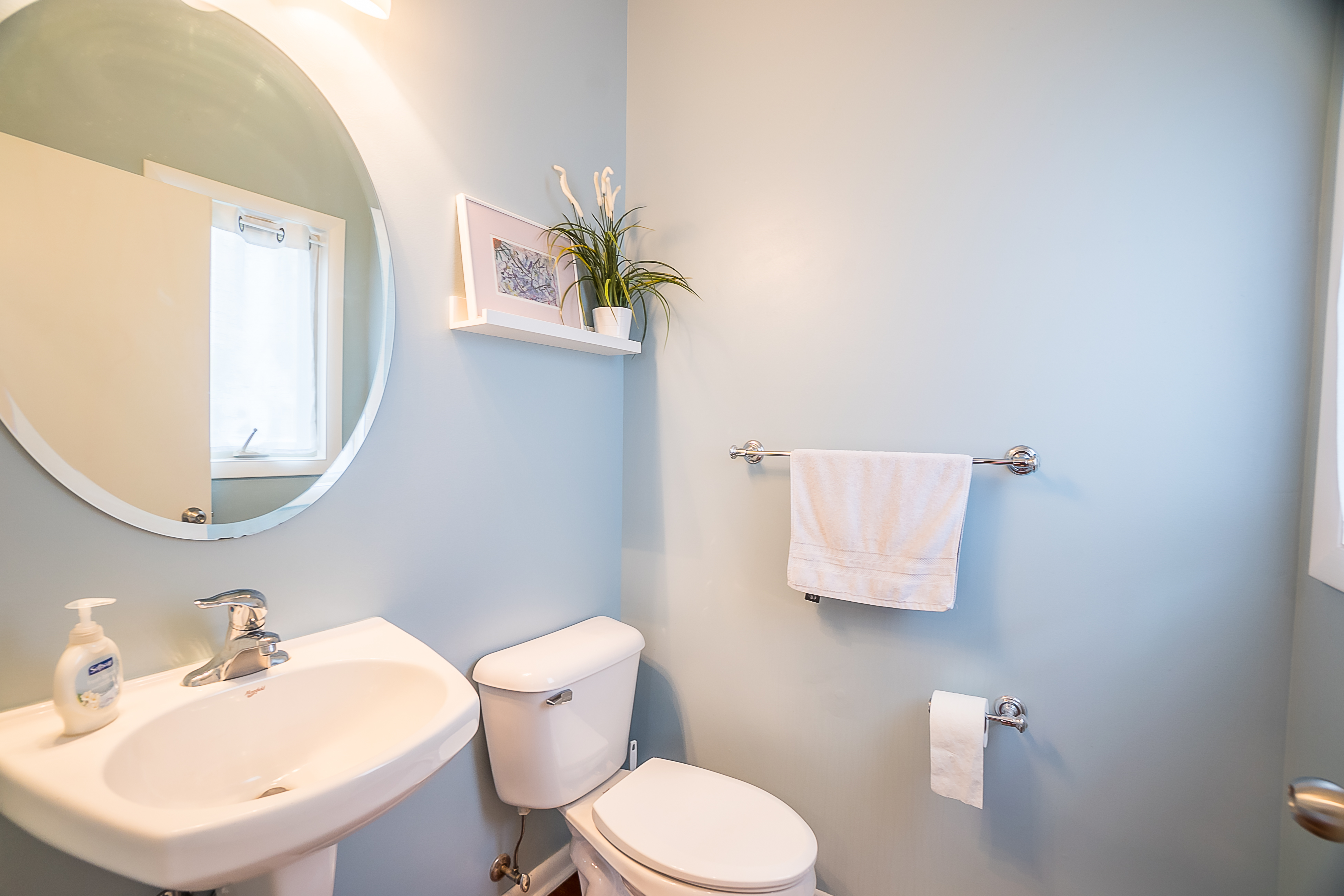 Powder Room on Main Floor