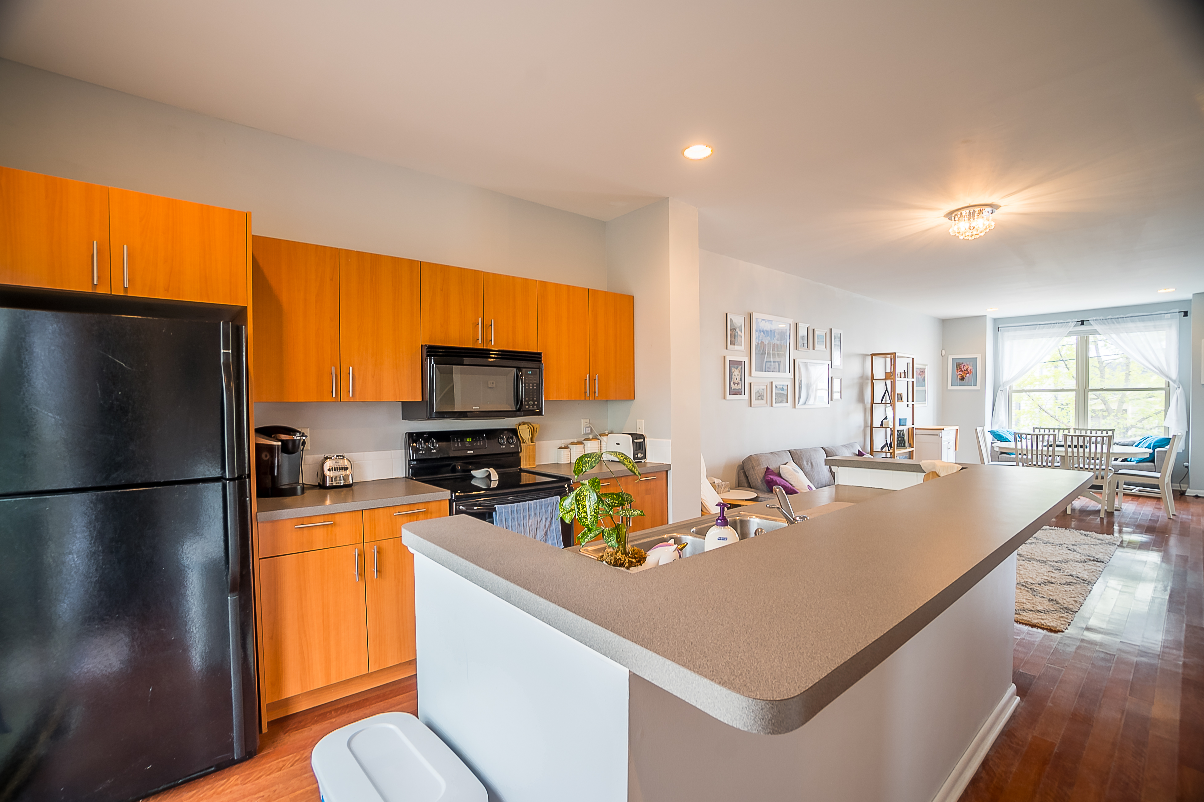 Kitchen on Main Floor - has Counter Seating if desired
