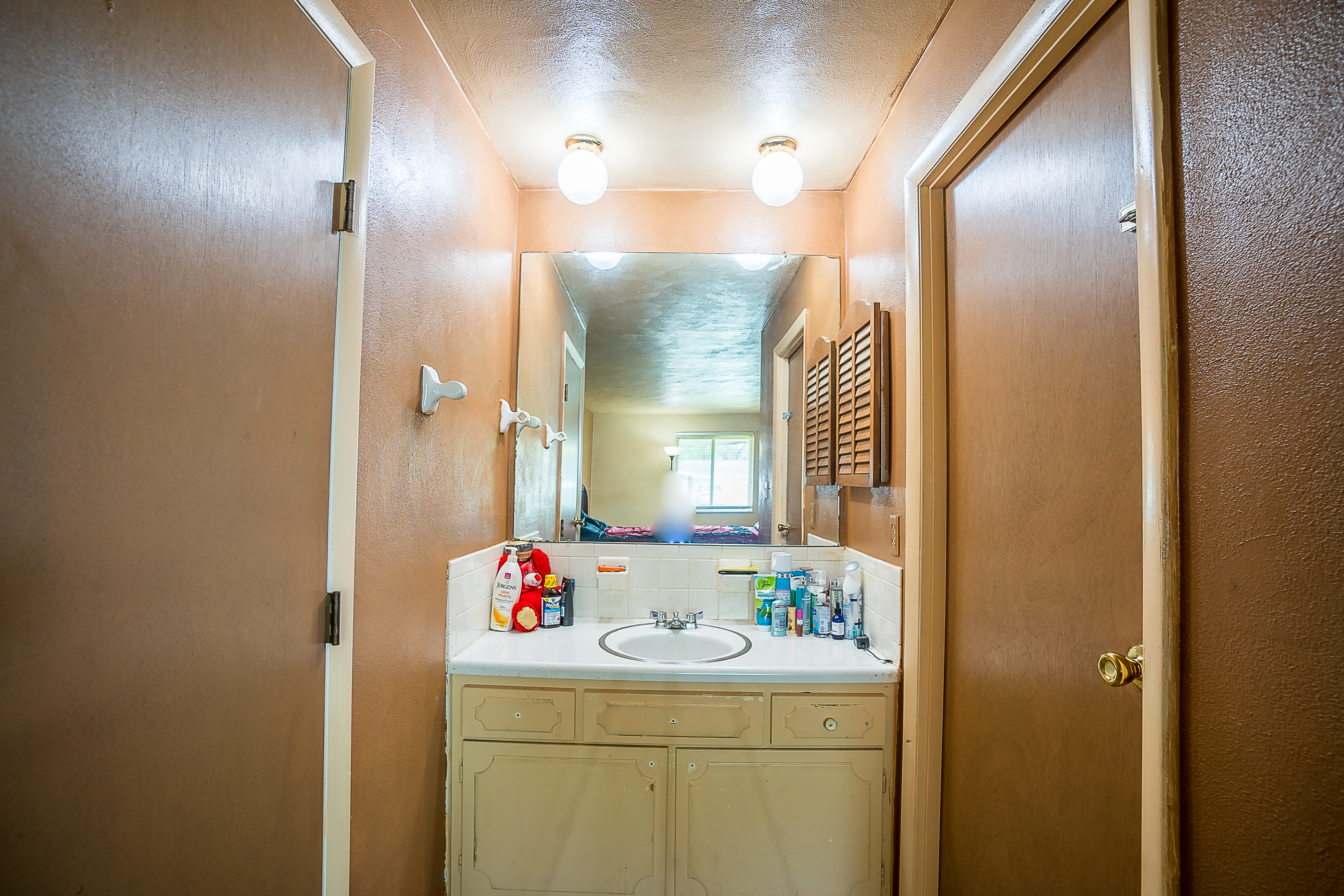 Split Bathroom with Walk-In Closet