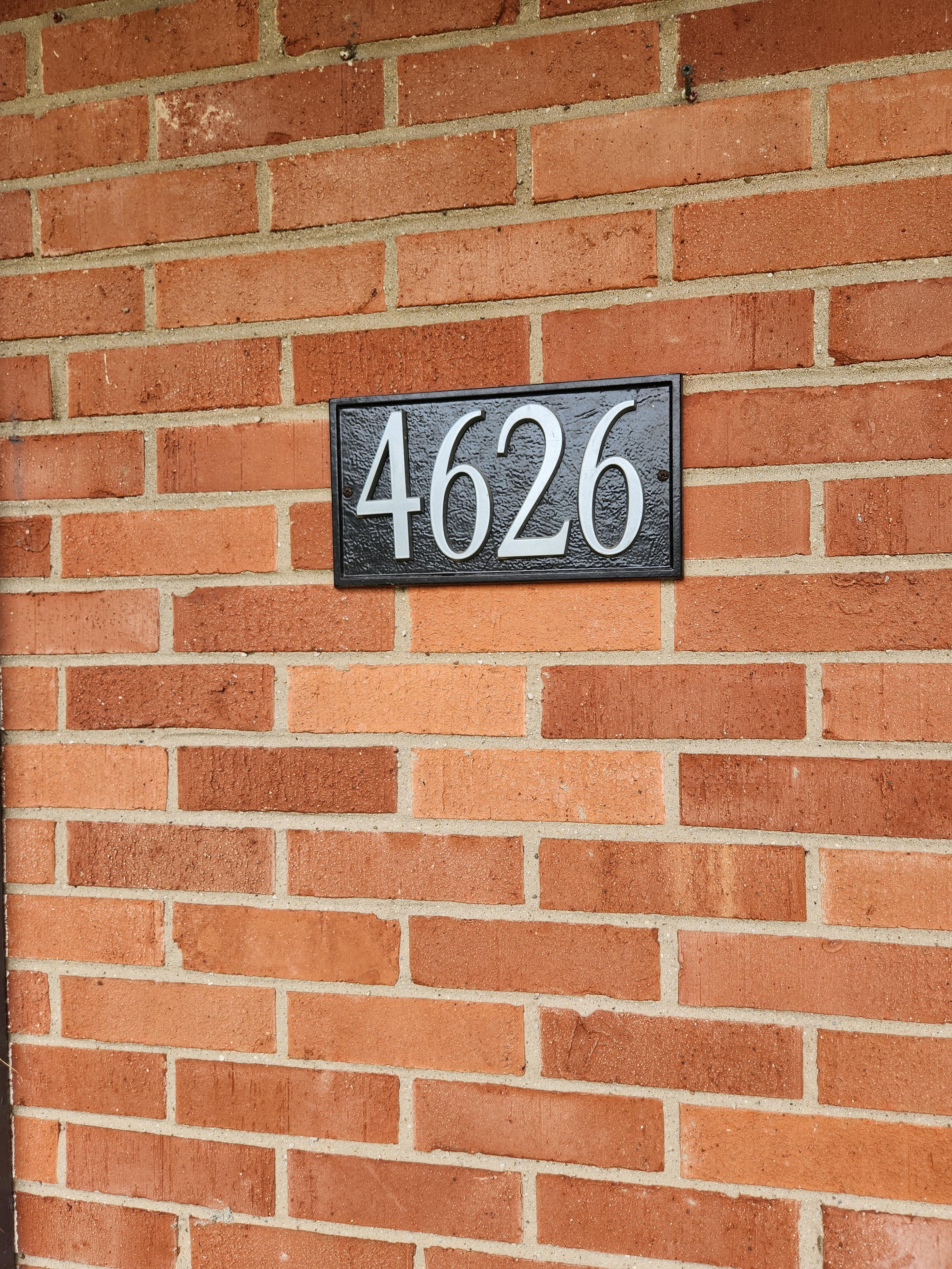 4626 address plate image