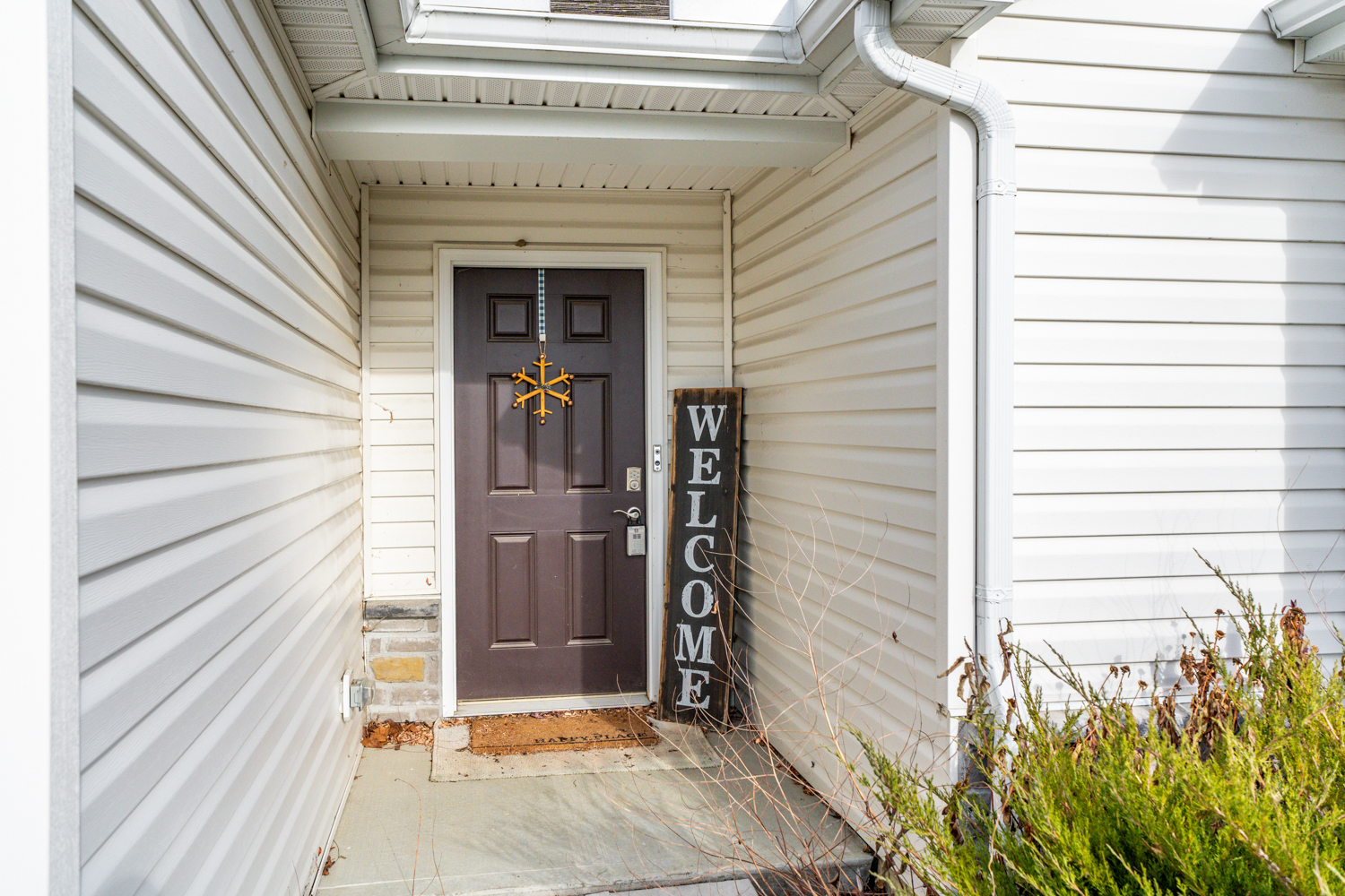 Covered and Protected Front Door Covered and Protected Front Door