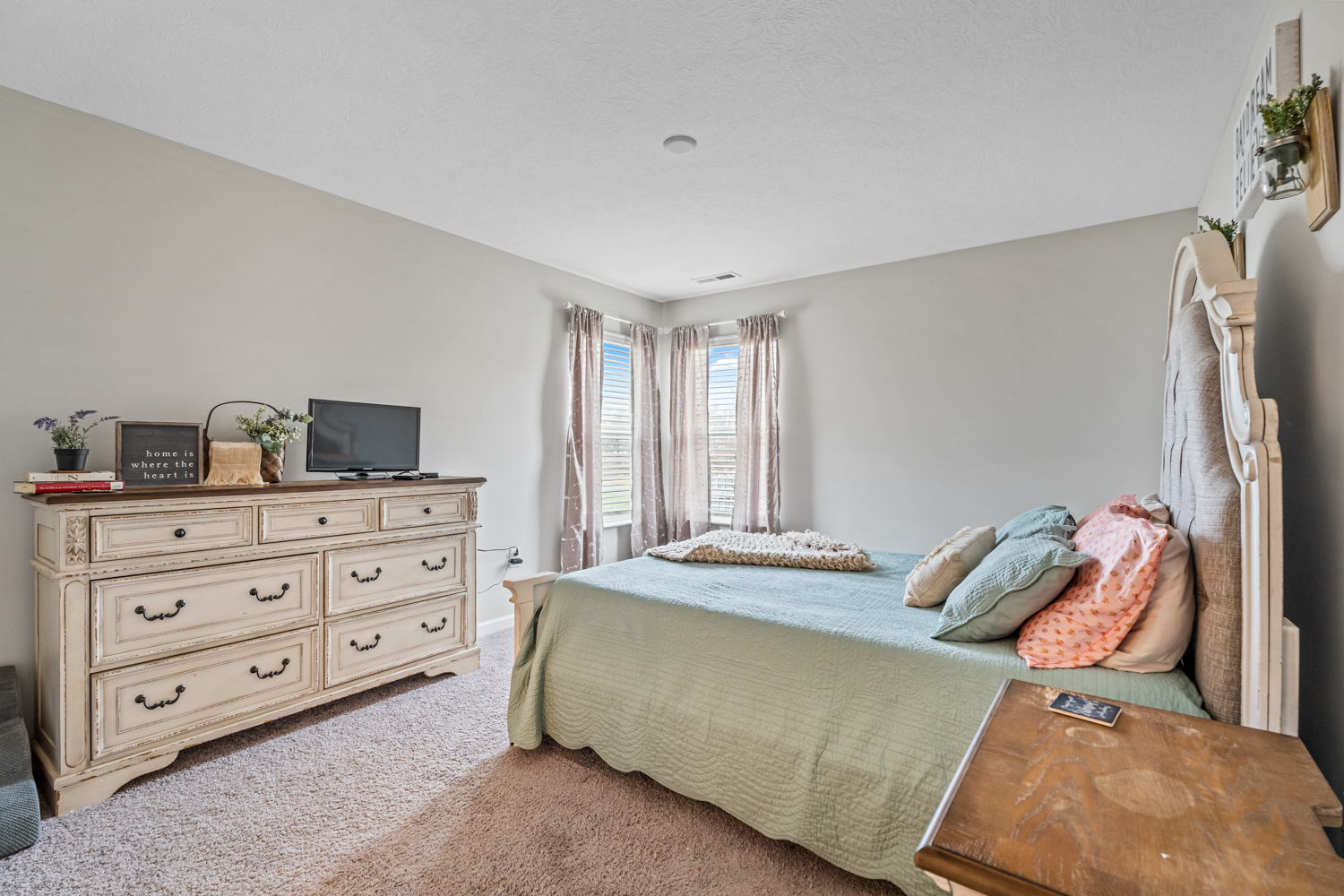 This Primary Bedroom offers you the private space needed for restful sleep and solitude if needed This Primary Bedroom offers you the private space needed for restful sleep and solitude if needed