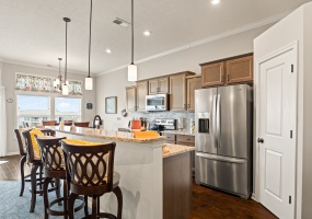 Open Kitchen with Island Seating