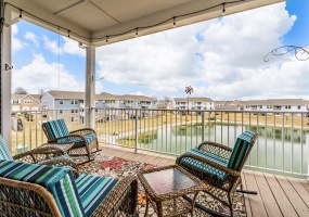 Balcony Deck View of Pond