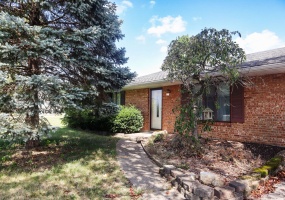 Brick ranch view located in West Carrollton, OH