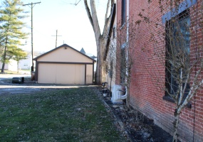 House Side View to Garage