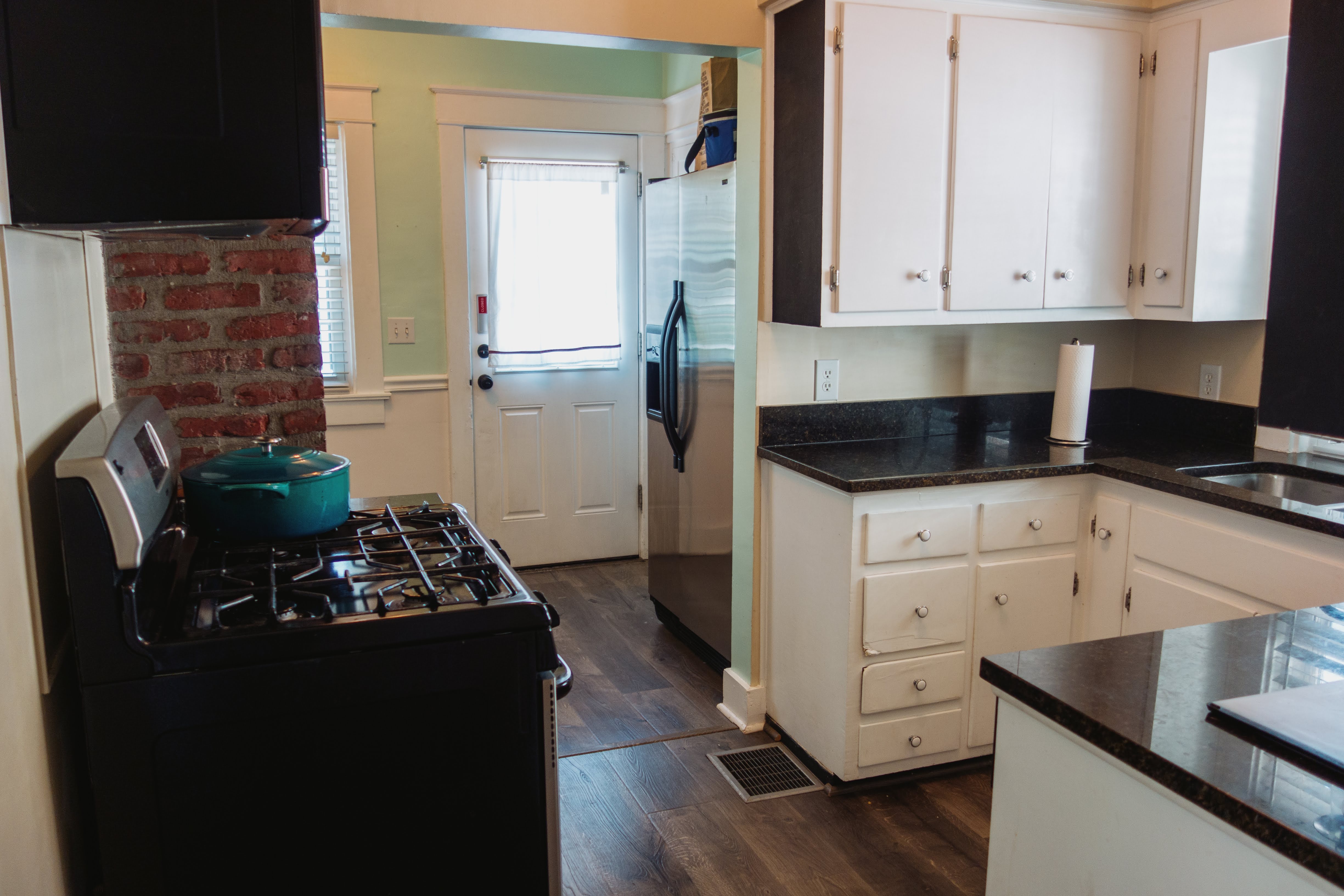 Kitchen view to Nook Kitchen view to Nook