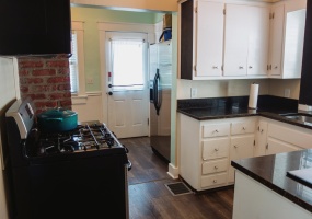 Kitchen view to Nook Kitchen view to Nook