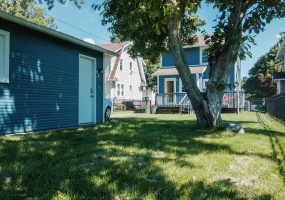 Back Yard to view of House Back Yard to view of House